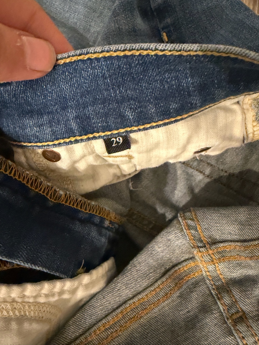 7 for all mankind dojo trouser jeans mid rise size 29 - Picture 6 of 8